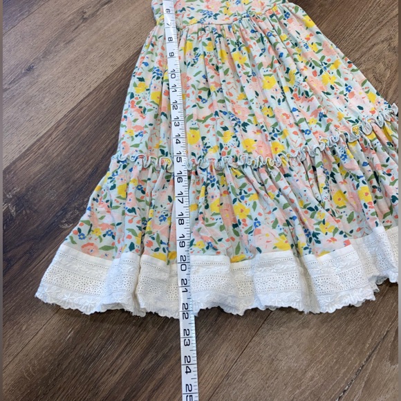 SweetHoney Floral Sleeveless Dress Spring Summer Lace Vacation Beach Outfit 18m - Picture 5 of 14